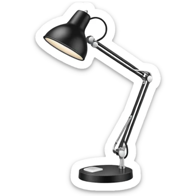 study lamp sticker