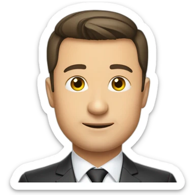 Volodymyr Zelensky sticker