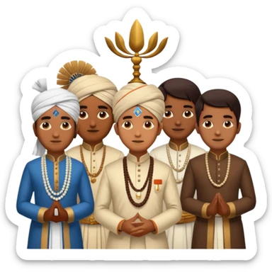 the elites in India in anti-colonial anti-brits movement sticker