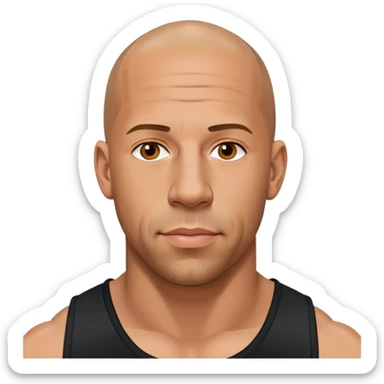 Vin diesel sticker