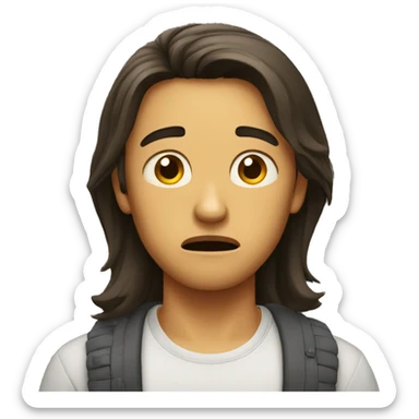 utterly distraught sticker