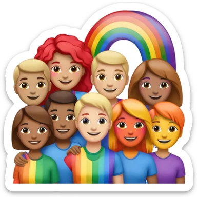 pride charcters sticker