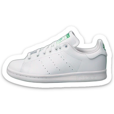 Chaussures adidas stansmith bleu sticker
