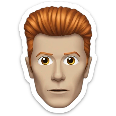 David Bowie of the 90s sticker