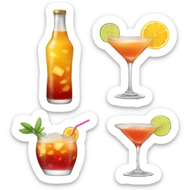 No cocktails sticker