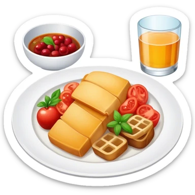 Dinner sticker