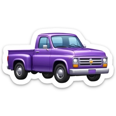 purple pickup point  sticker