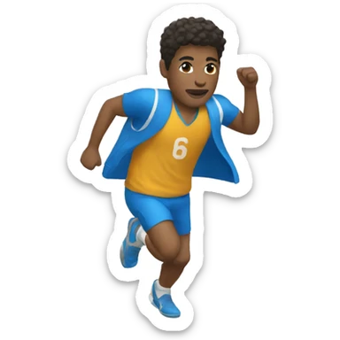 UN DEPORTISTA GRACIOSO sticker