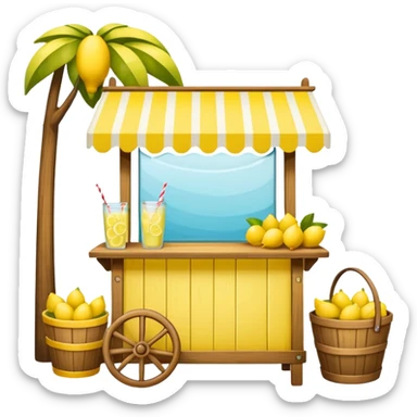 Lemonade stand sticker