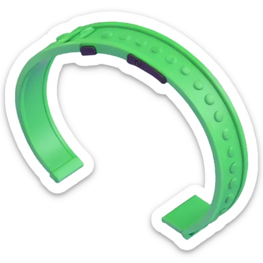 green bracelet sticker