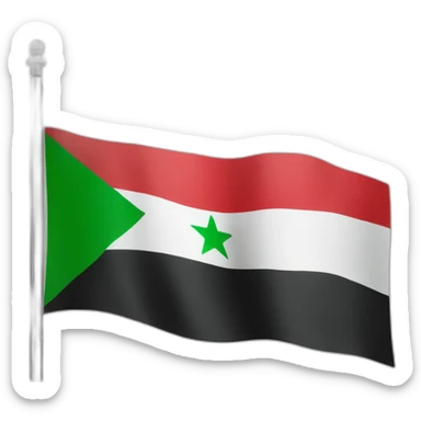 syrian flag sticker