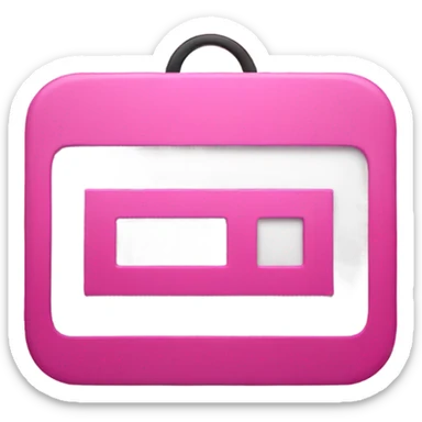 pink Netflix logo sticker
