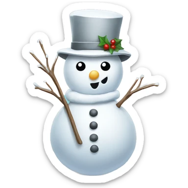 Snowmen sticker