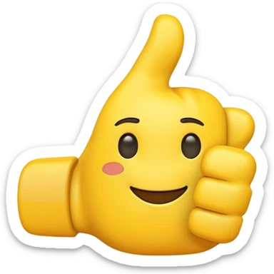 thumbs up emoji sticker