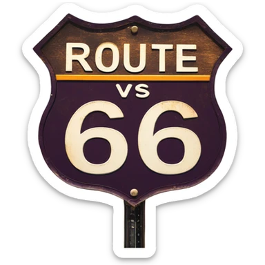 Ruta 66 sticker