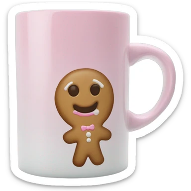 Pastel Gingerbread mug mug  sticker