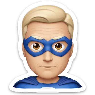 Generate super hero abstract emoji, father in superhero family, more adult sticker