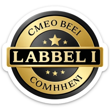 Эмодзи в Telegram для кофейной компании LABEL. Цветовая палитра: #FFFFFF, #F7FD02, #D3D3D3, # 242424 sticker