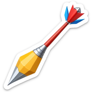 a single Dart sticker