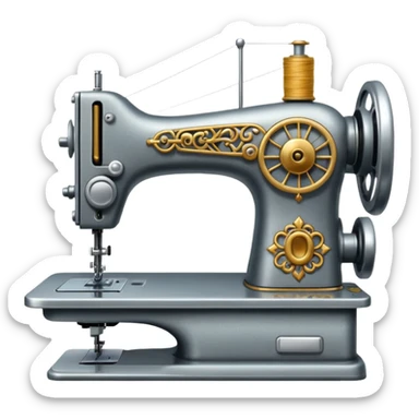 sewing machine sticker