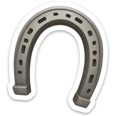 Horseshoe sticker