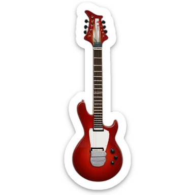 Red Special Guitar by Brian May sticker