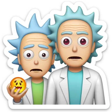 rick and morty sticker