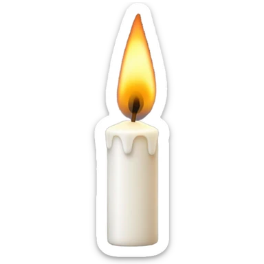 candle  sticker