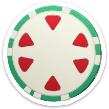 just a poker chip with pik sticker