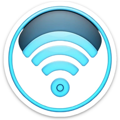 Wi-Fi symbol sticker