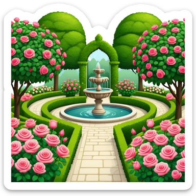 Fancy deluxe garden sticker