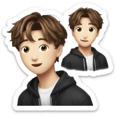 Jungkook if bts cute  sticker