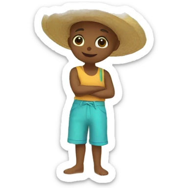 summer season sticker