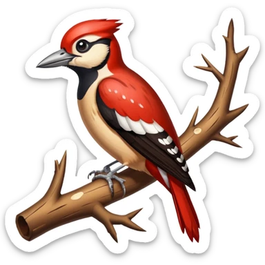 woodpecker sticker