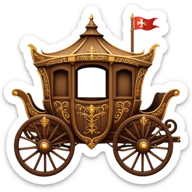 medieval carriages sticker