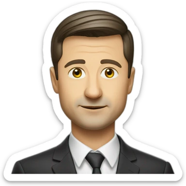 Volodymyr Zelensky sticker