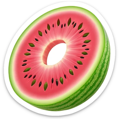 melon slice sticker