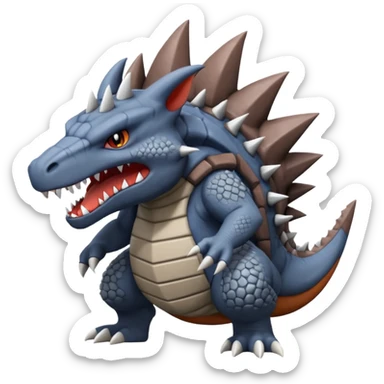 Tyrunt-Rhydon-Garchomp--fusion sticker