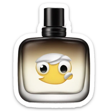 a men’s perfume  sticker