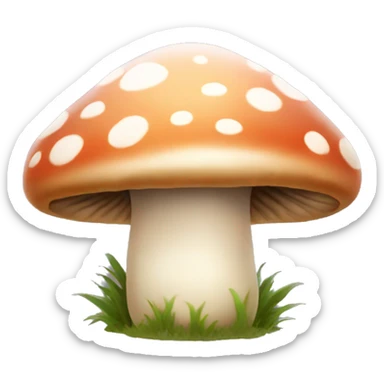 Cozy mushroom  sticker