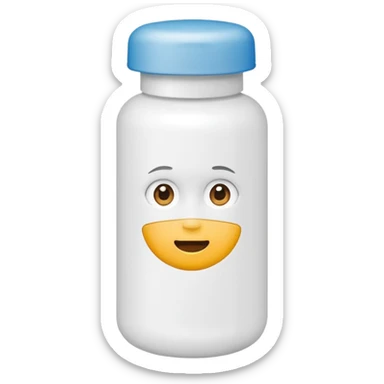 Pill bottle sticker