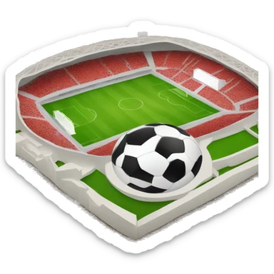 albanian soccer stadium sticker
