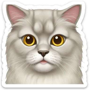 persian cat sticker