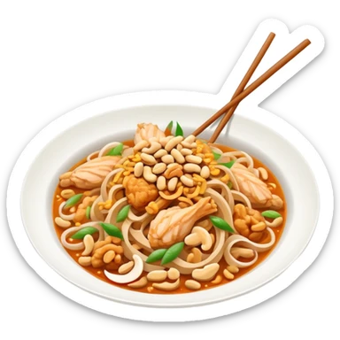 Simple Pad Thai chicken sticker