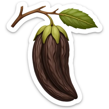 A tonka bean sticker