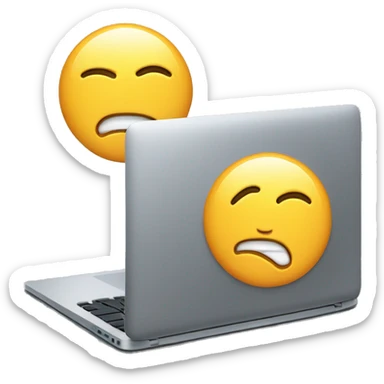 mac book and mirror sticker