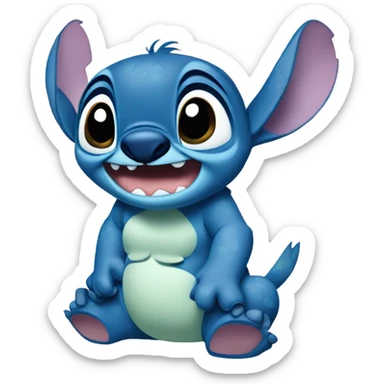stitch from lilo and stitch  sticker
