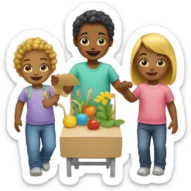 nursery school sticker