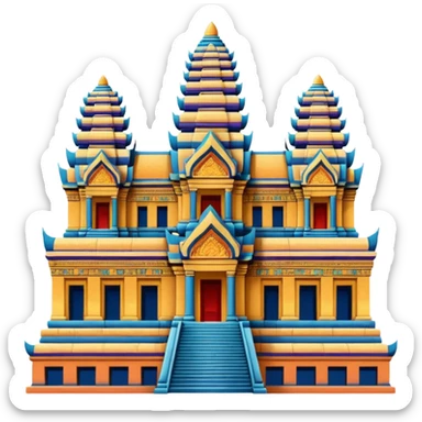 Angkor temples tickets sticker
