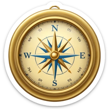 compass sticker